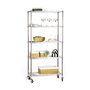 Light Duty Wire Shelving System with Castors